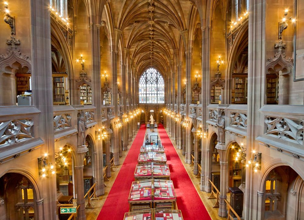 Interieur de la John Ryland Library