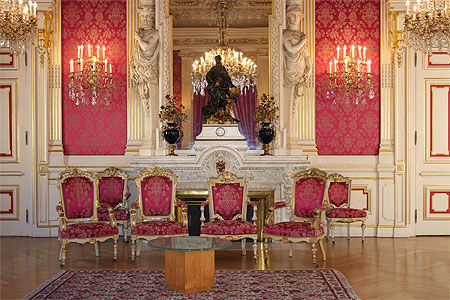 Hôtel de Ville de Lyon - Dans les Salons rouges