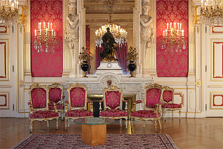 Hôtel de Ville de Lyon - Dans les Salons rouges Hôtel de Ville de Lyon - Dans les Salons rouges