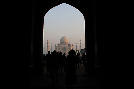 Ombres chinoises avec Taj Mahal