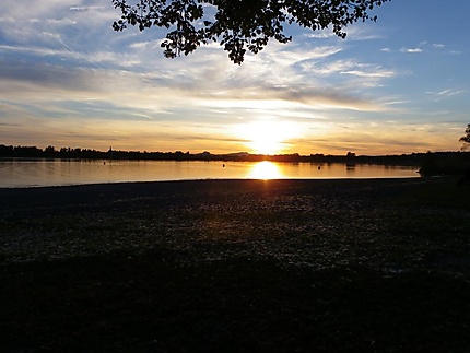 Coucher de soleil au lac de Constance