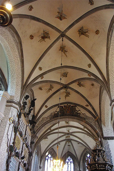 Le plafond de l'église Saint-André