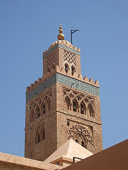 Marrakech, La grande Mosquée et la Koutoubia