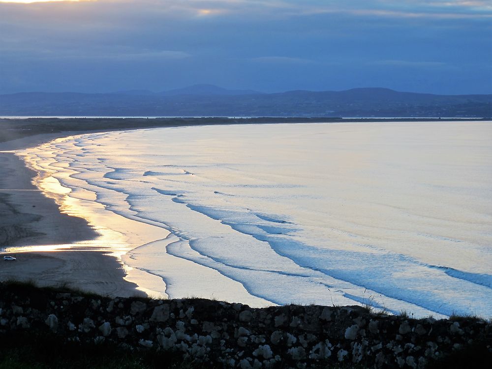 Mussenden Temple vu de la plage