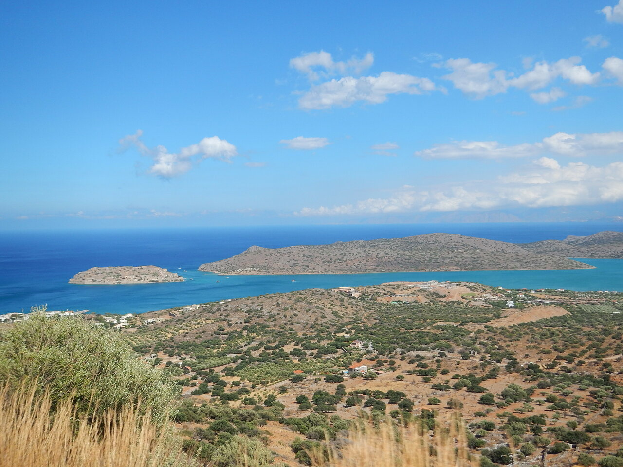 Spinalonga vue des hauteurs