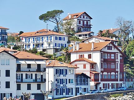 Les maisons de style basque à Ciboure