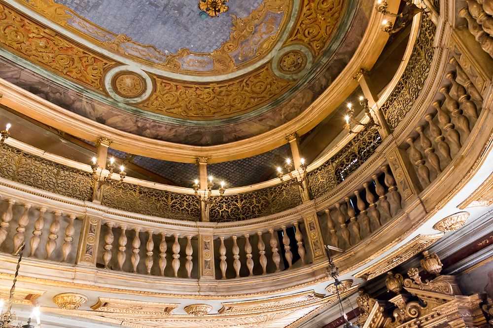 Synagogue Grande Tedesca : la galerie des dames