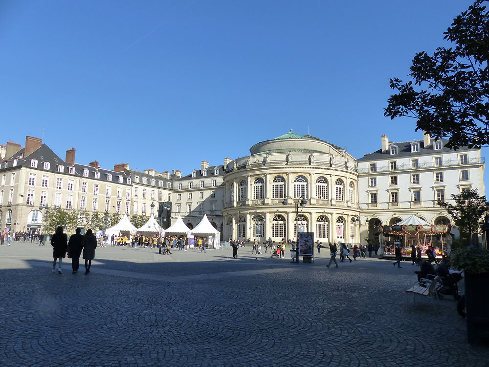 Vue sur l'Opéra de Rennes 