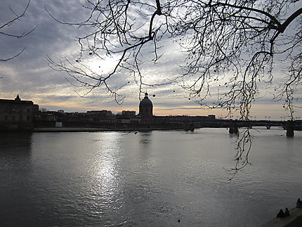 Fin d'après midi d'hiver sur la Garonne