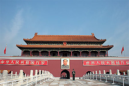 Porte de la Paix Céleste, place Tienanmen