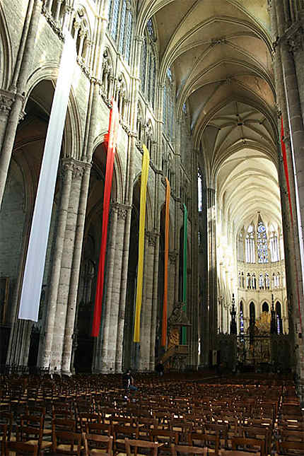Perspective dans la cathédrale d'Amiens