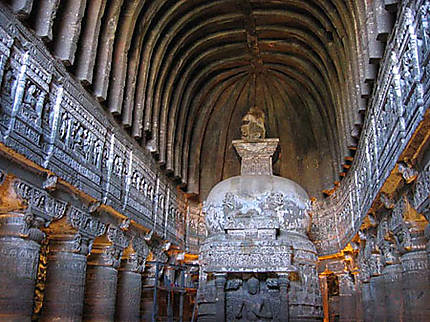 Grottes d'Ajanta : Bouddha : Grottes : Ajanta : Maharashtra : Inde : Routard.com