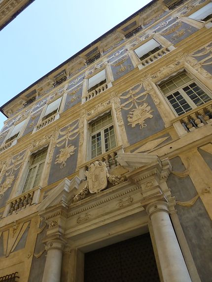 Façade violette, Palazzo Reale, Gênes