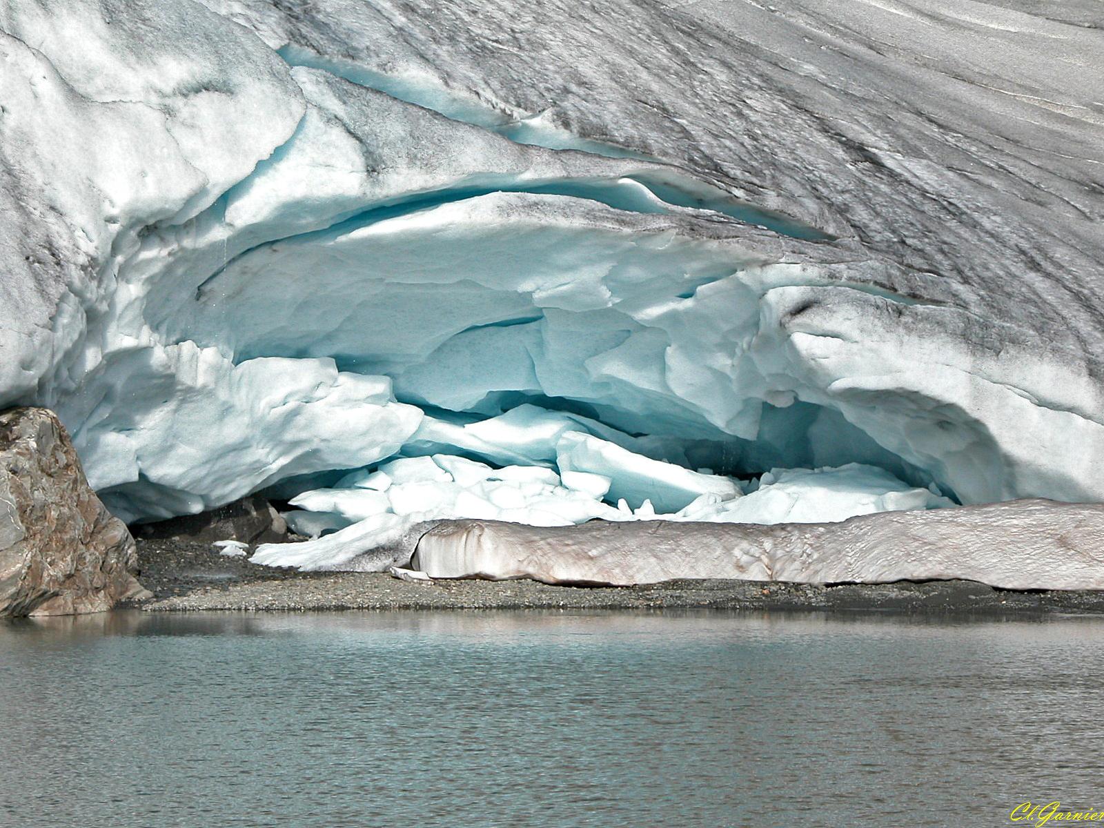 Effondrement du glacier - L'Arpont Effondrement du glacier - L'Arpont