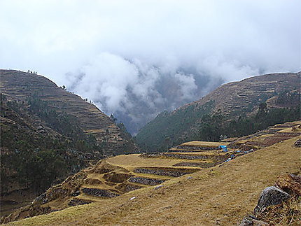 Panorama de Chinchero avec le site archéologique