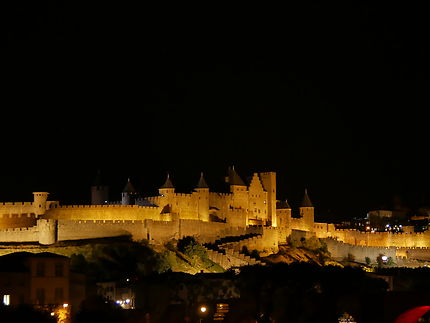 Citadelle de Carcassonne de nuit