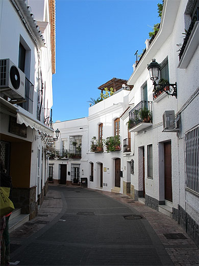 Ruelles piétonnes dans Nerja Ruelles piétonnes dans Nerja