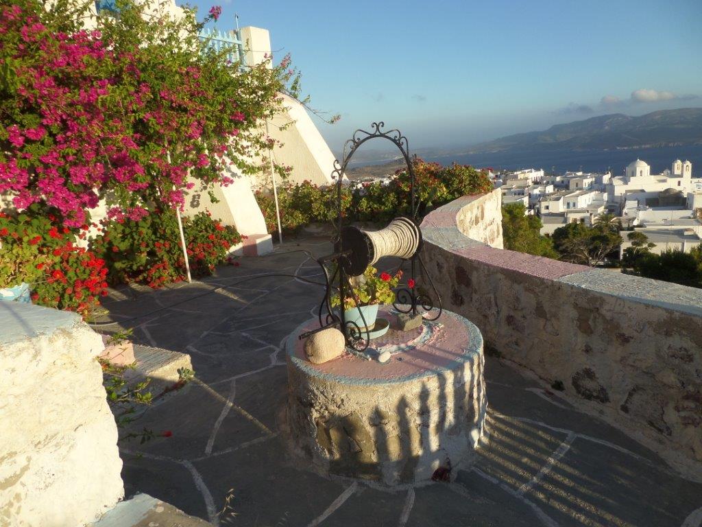 Vue d'un balcon de Plaka Vue d'un balcon de Plaka
