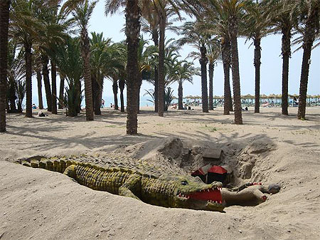 Sculpture sur sable Sculpture sur sable