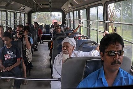 Dans un bus en Malaisie
