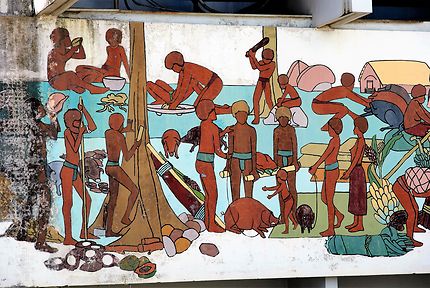 Port vila - fresque murale