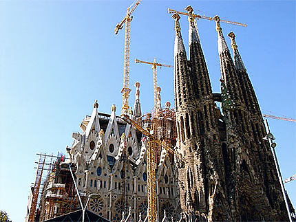 Sagrada Familia, chantier étenel