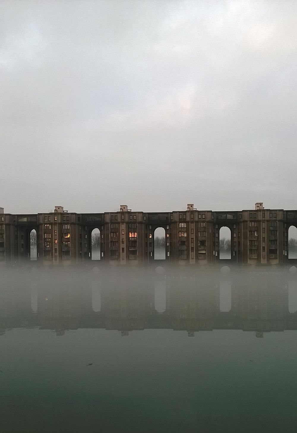 Brume sur le lac Montigny le Bretonneux