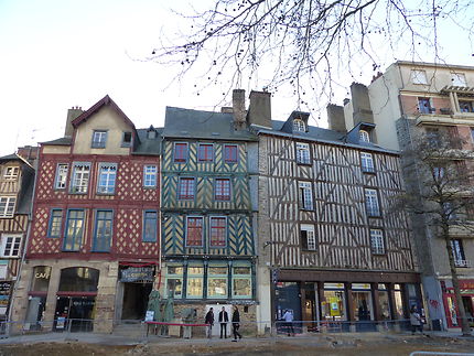Maisons de la place Sainte-Anne à Rennes