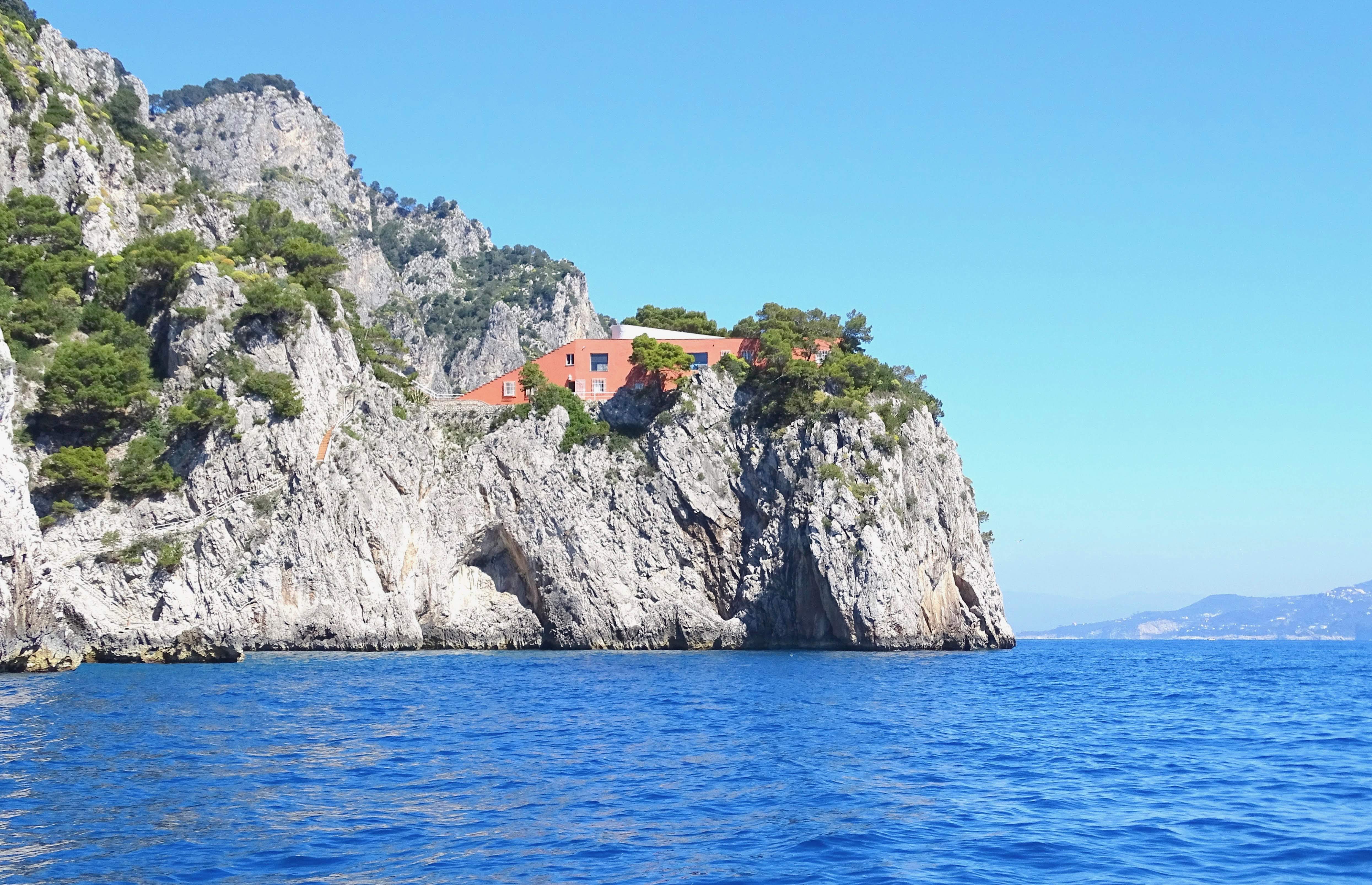 L le De Capri Mer Falaise Isola Di Capri Golfe De Naples 