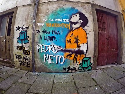 Graffiti Pedro Neto par Glaçon