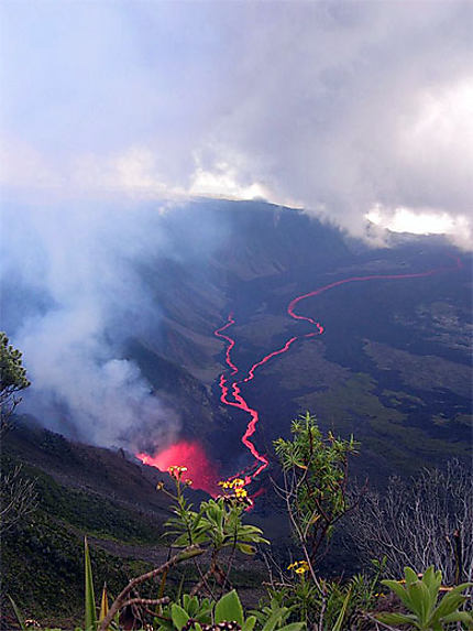 Eruption du piton de la Fournaise