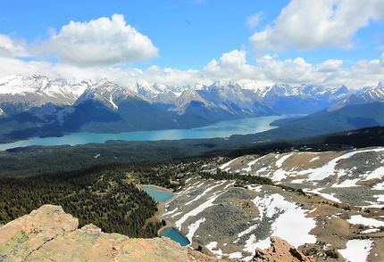 Beauté et immensité de la nature du parc Jasper