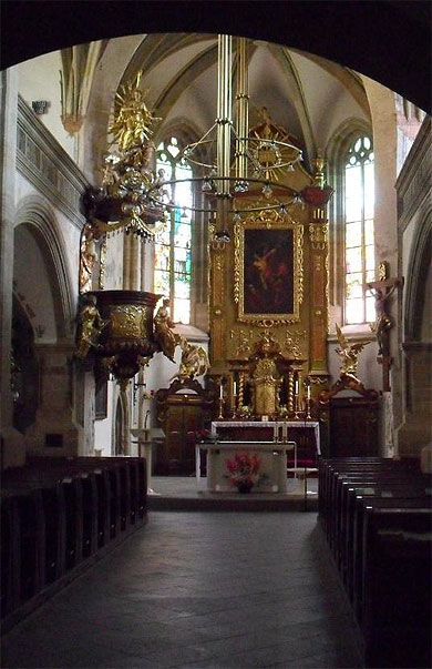 Kostel sv. Bartolomeje : intérieur