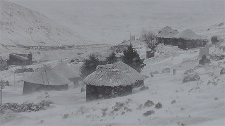 Lesotho, le royaume sous la neige