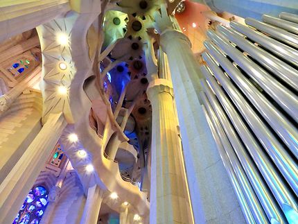L'orgue (détail) de la Sagrada Família, Barcelone