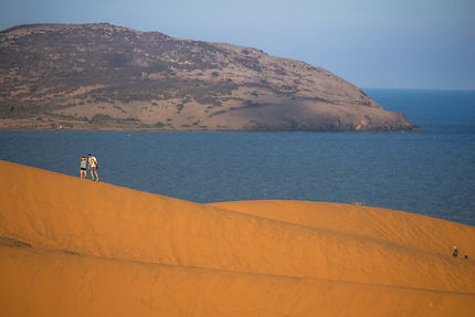 Dune de sable jaune à Mui Ne