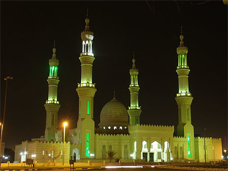Mosquée de Dibba by night