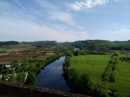 La Dordogne vue du Chateau de Beynac