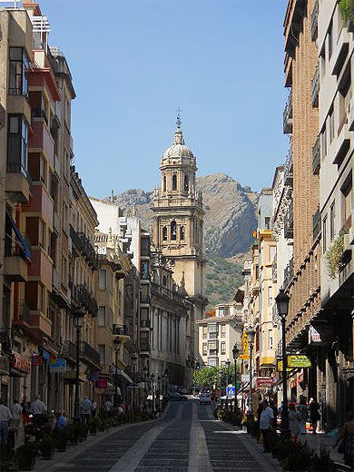 Montée vers la cathédrale, Jaén
