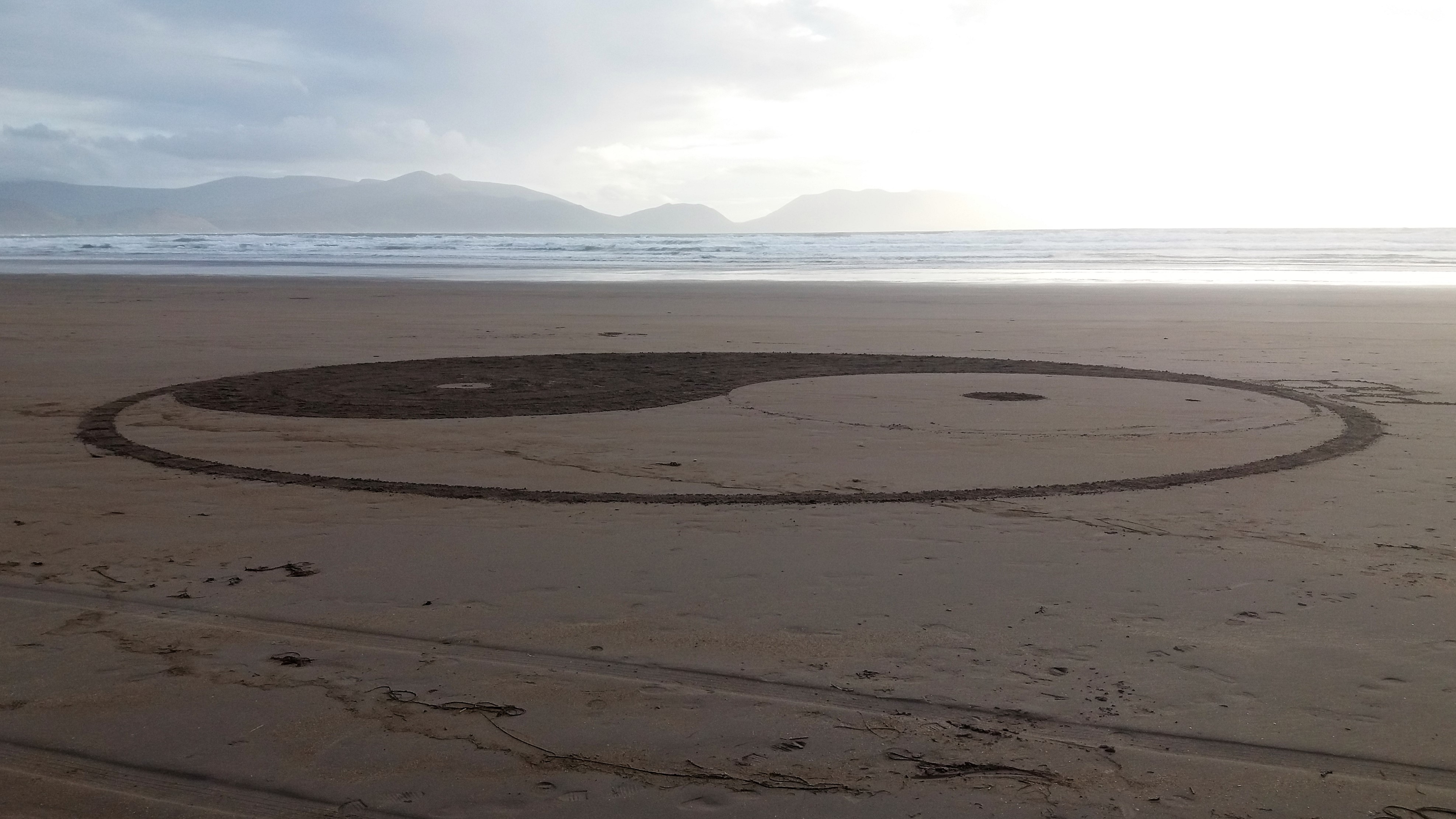 Entre Yin et Yang sur Inch beach Entre Yin et Yang sur Inch beach