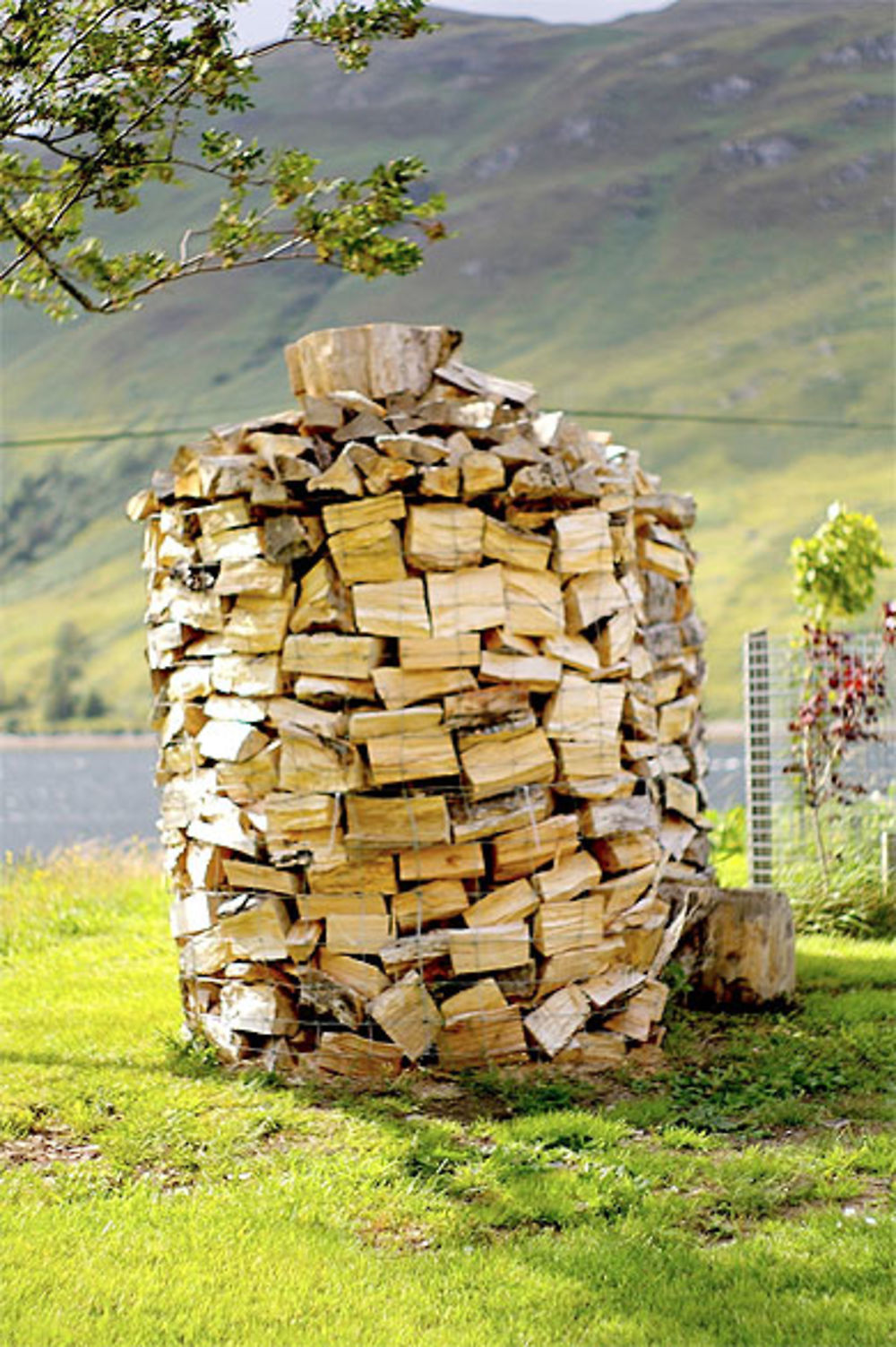 Stère de bois à Dornie