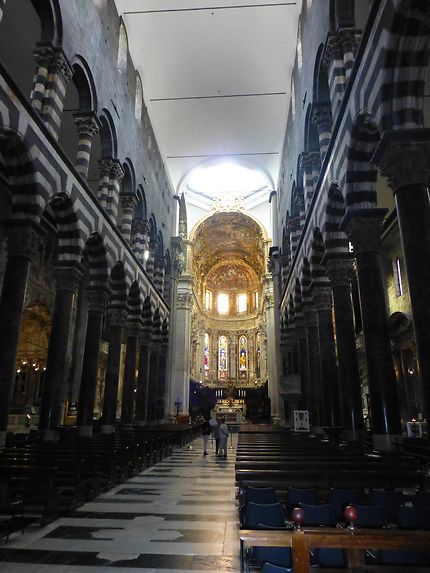Intérieur de la cathédrale, Gênes