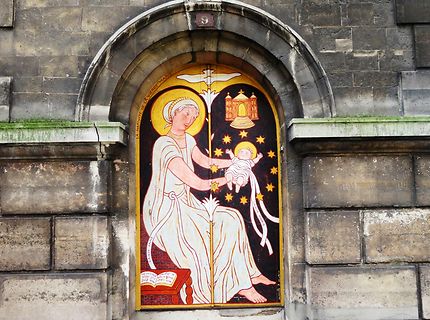 Jolie petite fresque, église de Bercy