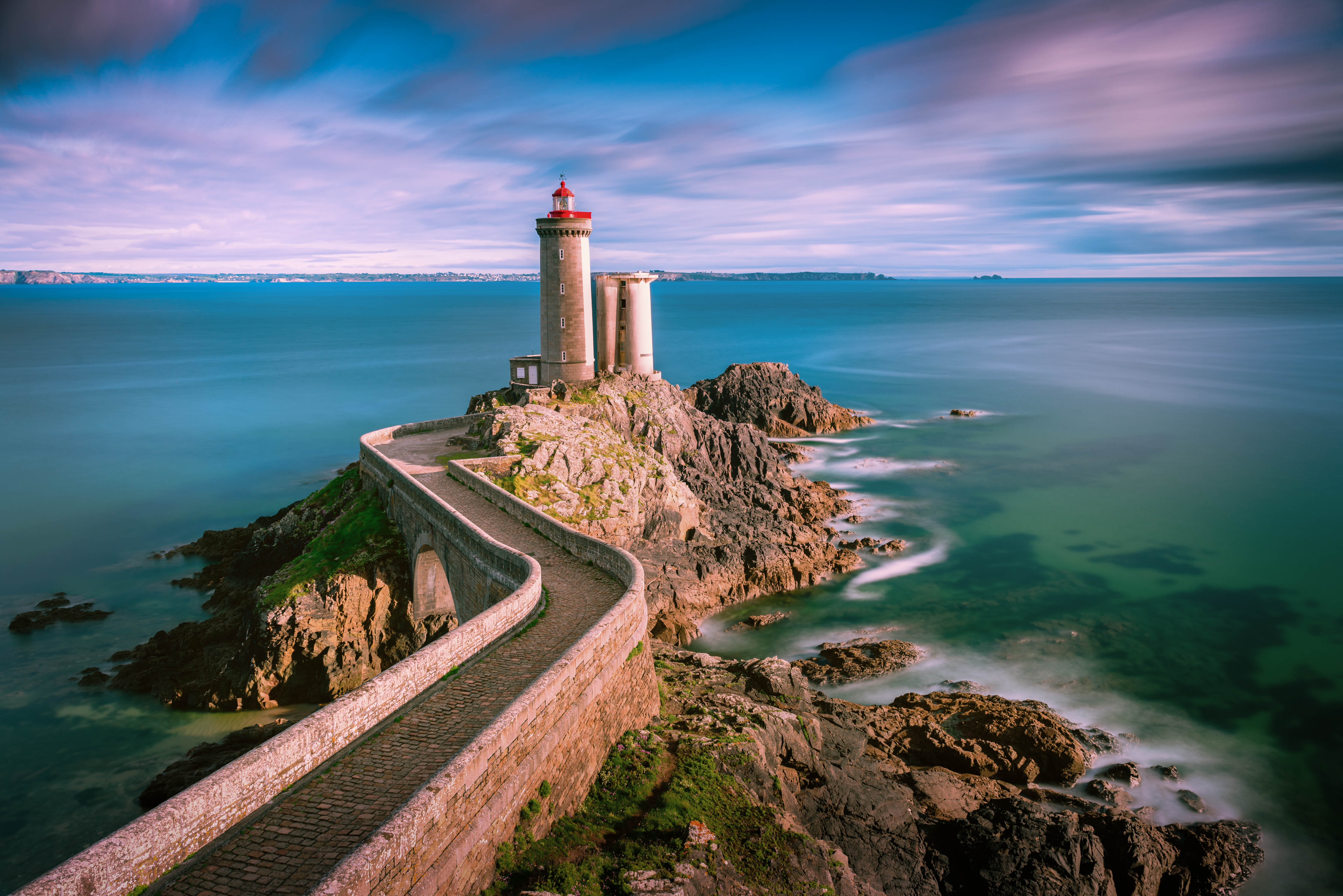 Le phare du Petit Minou : Phares : Phare du Petit Minou : Finistère :  Bretagne 