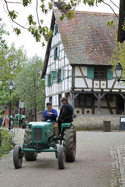 Les tracteurs à l'écomusée d'Alsace