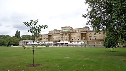 Buckingham palace, vu de l'intérieur
