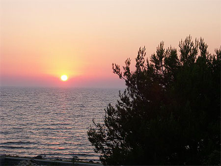 Coucher de soleil sur Zaton Coucher de soleil sur Zaton