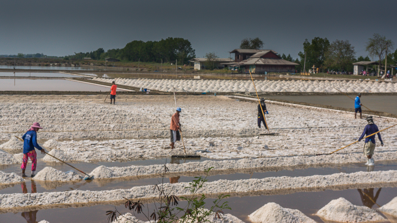 Salines dans la province de ratchaburi Salines dans la province de ratchaburi