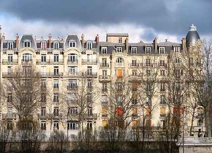Immeubles de Paris au quai de la Rapée