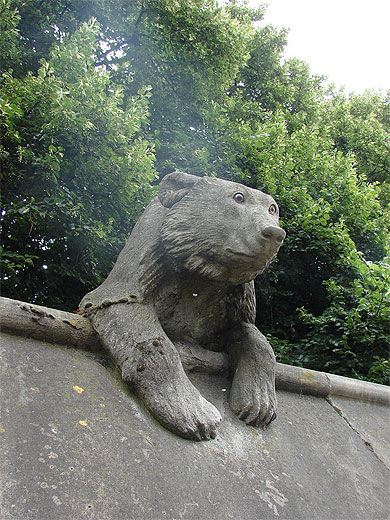 Sculpture d'enceinte du château de Cardiff